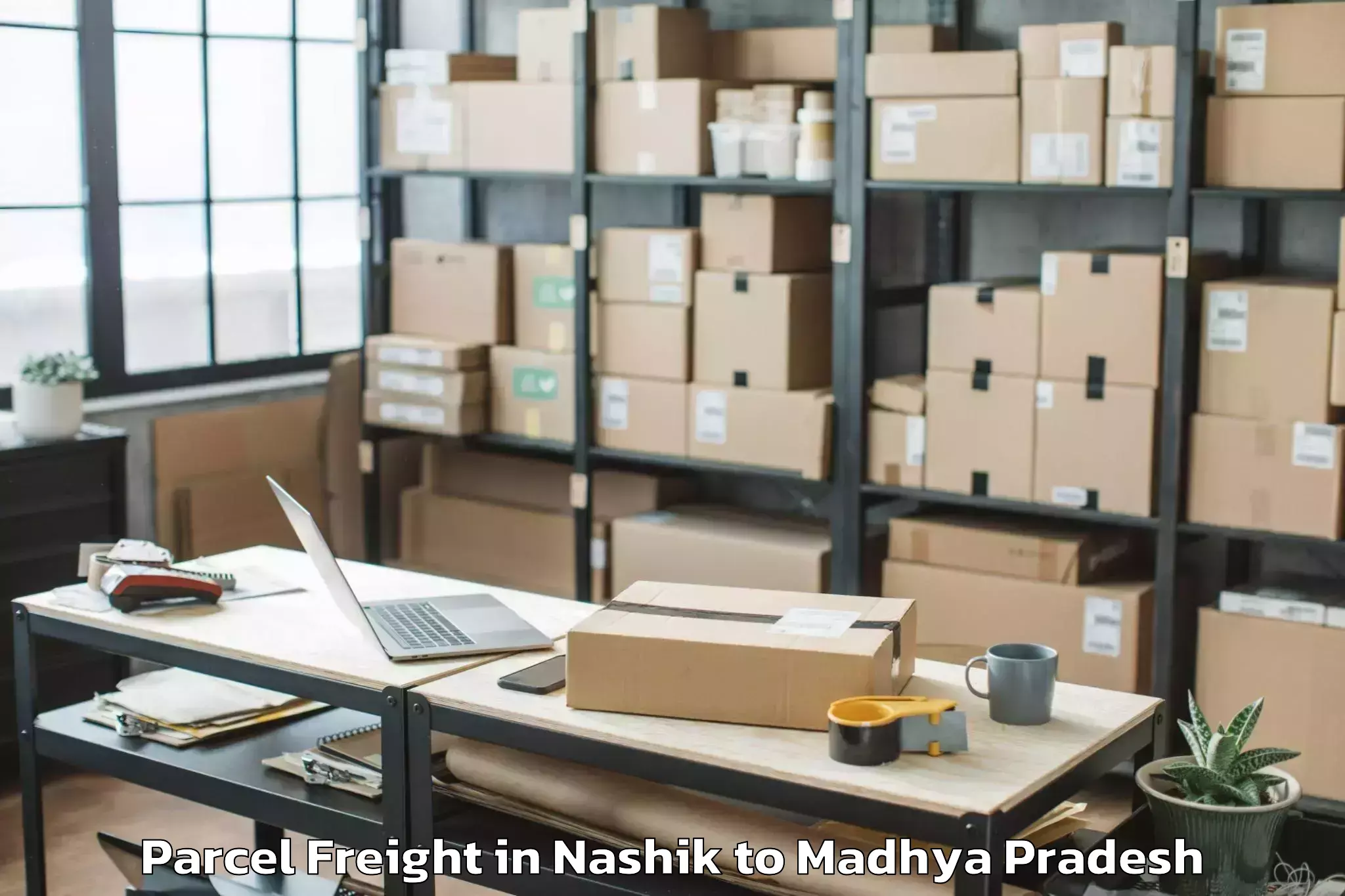 Easy Nashik to Dhana Parcel Freight Booking